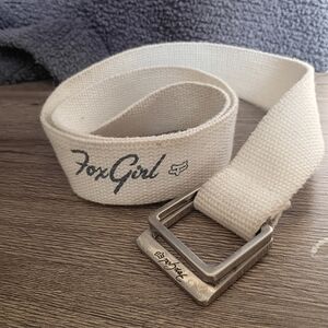 Y2K Fox Racing Fox Girl Belt